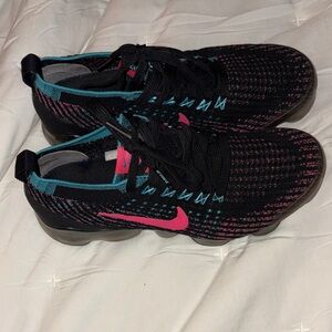Nike Black and Pink Athletic Shoes